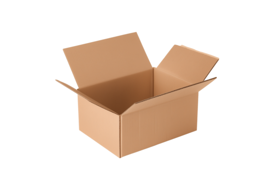 Elegant teal gift box with silver ribbon on transparent background