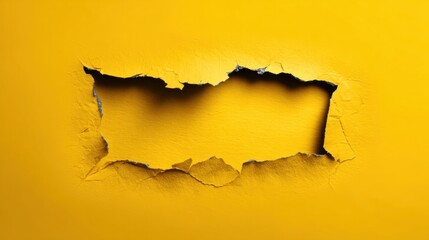 yellow paint peeling rough textured background