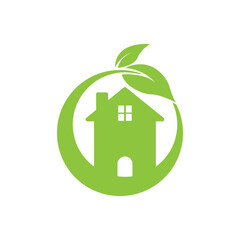 Eco-friendly line icon. Green technology symbol illustration design.