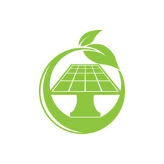 Eco-friendly line icon. Green technology symbol illustration design.