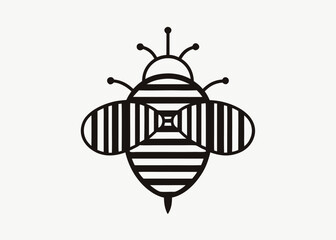 Striped bee