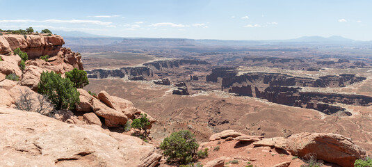 Canyon from The Grand View in Canyonlands National Park, Utah, USA