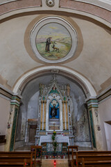 Villalago, Hermitage of San Domenico. Built near the lake of San Domenico in the 11th century, as a votive chapel in a natural cave considered sacred.