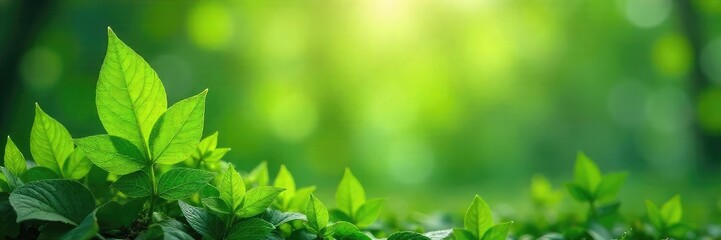 Vibrant green leaves, lush plants, and thriving nature create a tranquil, life-affirming scene Perfect for eco-friendly projects, spring themes, or wellness brands , fresh, leaves