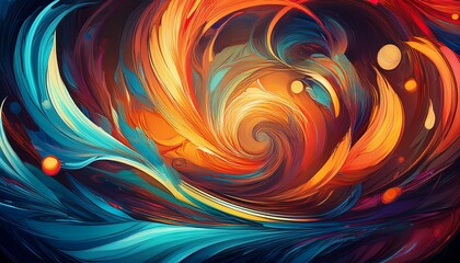 abstract background with swirls