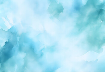 Watercolor abstract blue background texture