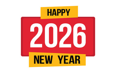 
Happy New Year 2026 Vector Illustration Modern, High Resolution, Greeting, Stylish, Elegant