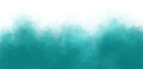 A captivating teal watercolor background with a soft, dreamy texture isolated on transparent background © BasharCreates