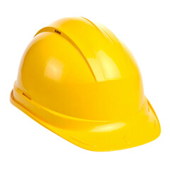 Fototapeta premium PNG of a hard shell helmet, ideal for construction, industrial safety, and protective gear projects, offering clear detail and emphasizing workplace safety and protection