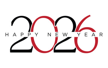 
Happy New Year 2026 Vector Illustration Modern, High Resolution, Greeting, Stylish, Elegant