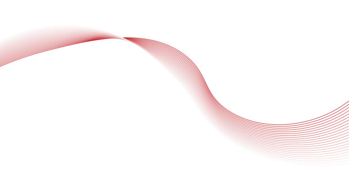 abstract red wave line background, ed wave vector illustration with wavy lines and digital light flow creates a modern texture,  red wave lines on white background,