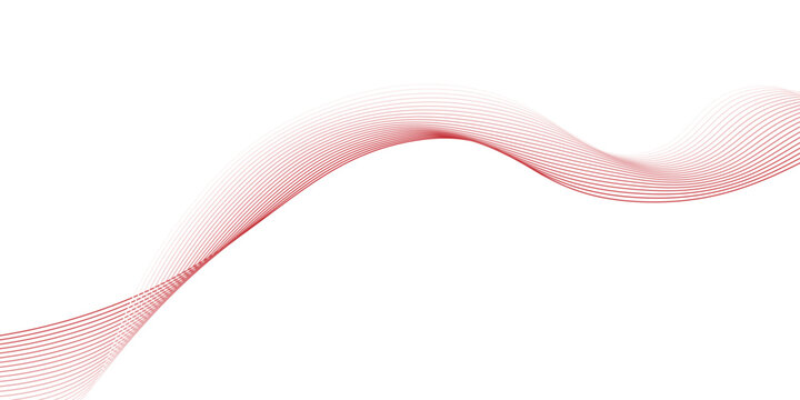 abstract red wave line background, ed wave vector illustration with wavy lines and digital light flow creates a modern texture,  red wave lines on white background,