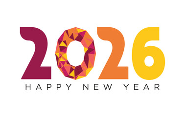 
Happy New Year 2026 Vector Illustration Modern, High Resolution, Greeting, Stylish, Elegant