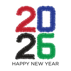 
Happy New Year 2026 Vector Illustration Modern, High Resolution, Greeting, Stylish, Elegant