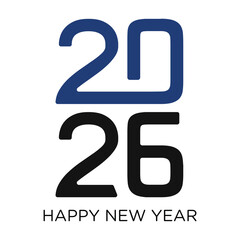 
Happy New Year 2026 Vector Illustration Modern, High Resolution, Greeting, Stylish, Elegant