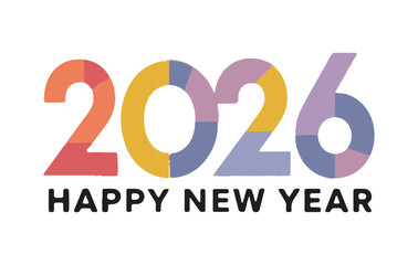 
Happy New Year 2026 Vector Illustration Modern, High Resolution, Greeting, Stylish, Elegant