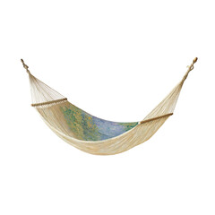 Cotton Hammock for Backyard Relaxation – Portable Wooden Swing Furniture