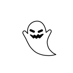 funny cartoon zombie isolated on white background 