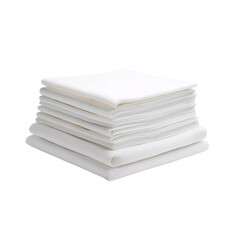 Clean White Cotton Towel Stack – Soft Hygienic Bathroom & Spa Towels
