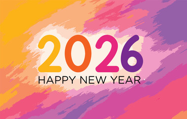 
Happy New Year 2026 Vector Illustration Modern, High Resolution, Greeting, Stylish, Elegant