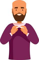 Happy man breaking cigarette and quitting unhealthy habit, beginning new life and improving health