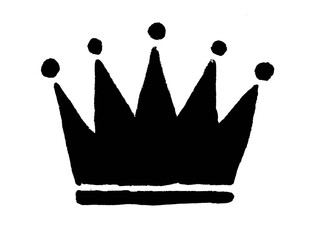 crown illustration black simple 