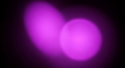 Blurred purple spheres on a dark background abstract concept design