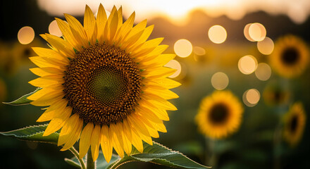 Fototapeta premium sunflower in the field