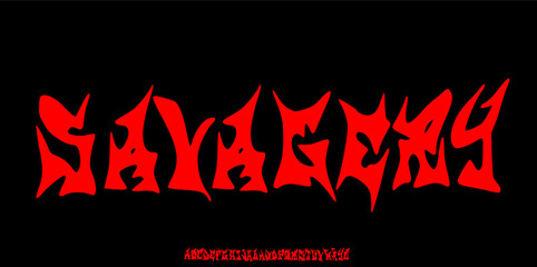 Distressed Grunge Font. Horror Comic Font. Cartoon Graffiti Playful Font. Display Font. Creative Hand Drawn Alphabet. Street Art Fashion Designs Typography modern vector illustration