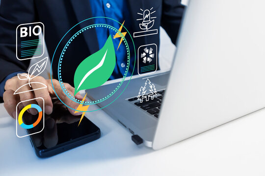 The concept of using biotechnological technology to control the ecosystem and manage the carbon cycle for environmental conservation and social responsibility.