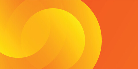 Abstract orange background with circles. Eps 10 vector
