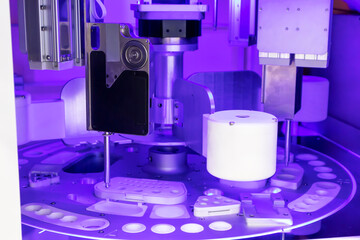 Blood test machines are used in medical applications to separate plasma and blood.