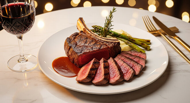 roast beef on a plate