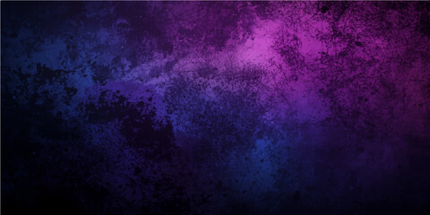 Dark blue grunge wall texture with old vintage paint pattern and space for design