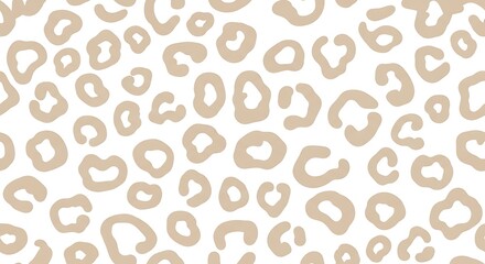 Soft pastel leopard print pattern seamless background for fashion and design