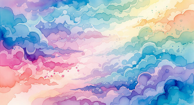 colorful cloud background