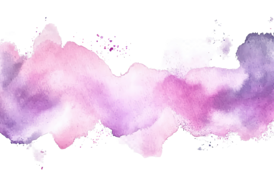 Soft blush pink and lilac watercolor swashes create a dreamy effect perfect for backgrounds and decorative projects at any time of day