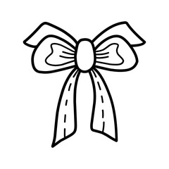 Ribbon Tie Illustration