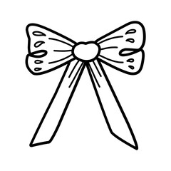 Ribbon Tie Illustration