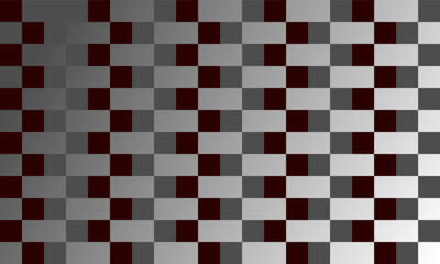 black and gray checkered tablecloth, square block pattern checkerboard, vertical column strip style, replete image design for fabric printing, gradient