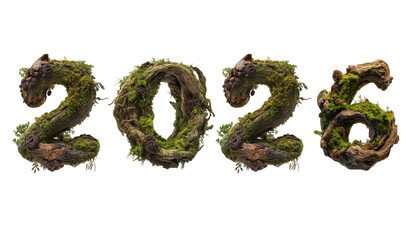 Nature-inspired 2026 a whimsical display of organic growth forest environment digital art close-up viewpoint ecological concept