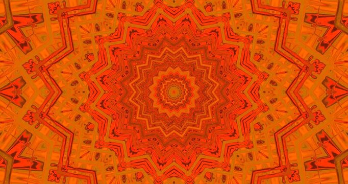 Seamless looping tunnel video vj loop screensaver featuring a dynamic orange pattern