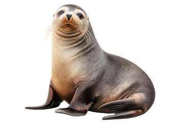 Seal relaxing on a smooth surface with clear background, showcasing its unique texture and features in a calm setting