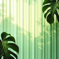 vertical lines wall, pastel green tones, eco style, 