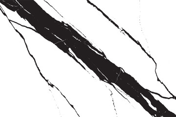 Diagonal Black and White Cracked Marble Texture
