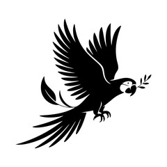 Fototapeta premium Abstract shield symbol design in silhouette style