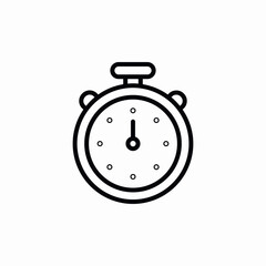 stopwathc timer icon sign vector
