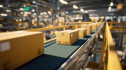 Automated Sorting System for Online Orders Streamlines Logistics Operations in Warehouse Environment Enhancing Efficiency and Accuracy of Package Handling