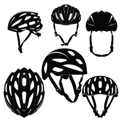 Bicycle Helmet Silhouette