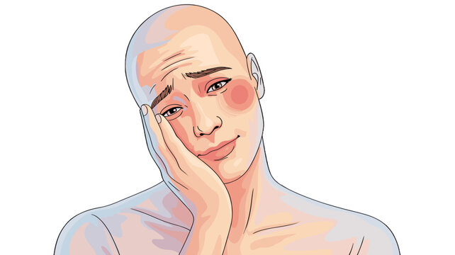 A Man expressing sadness.